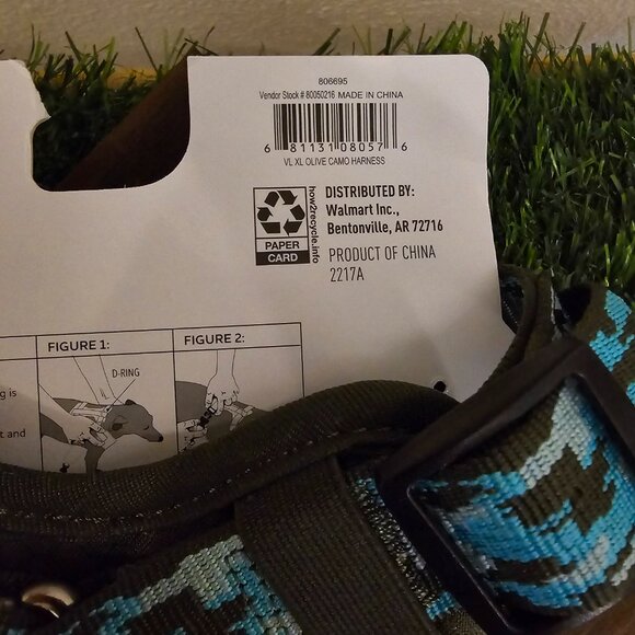 Vibrant Life Dog Harness XL Olive Camo Harness New NWT - Picture 8 of 11